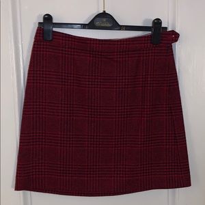 Red Plaid Brooks Brothers Skirt